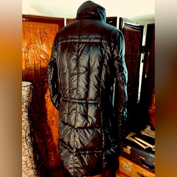 Geox Respira Puffer Quilted Feather Down Coat - Picture 7 of 16